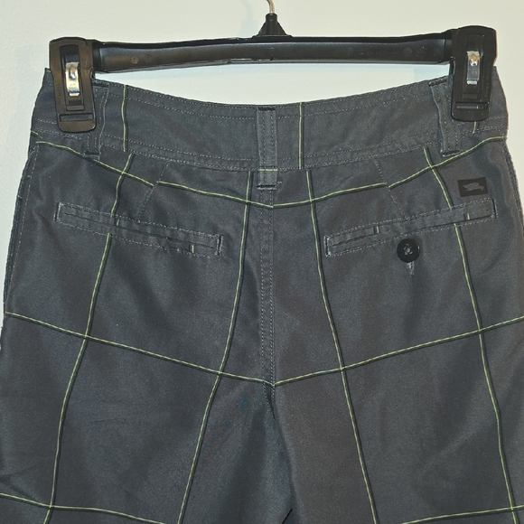 Tony Hawk Kids Dark Gray Grid Swim Trunks LOT M - Picture 4 of 5
